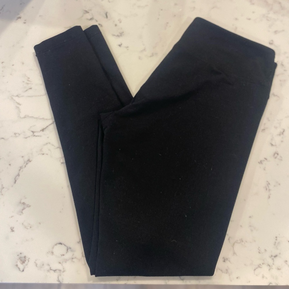 Zella Black Cotton Leggings - Low Rise